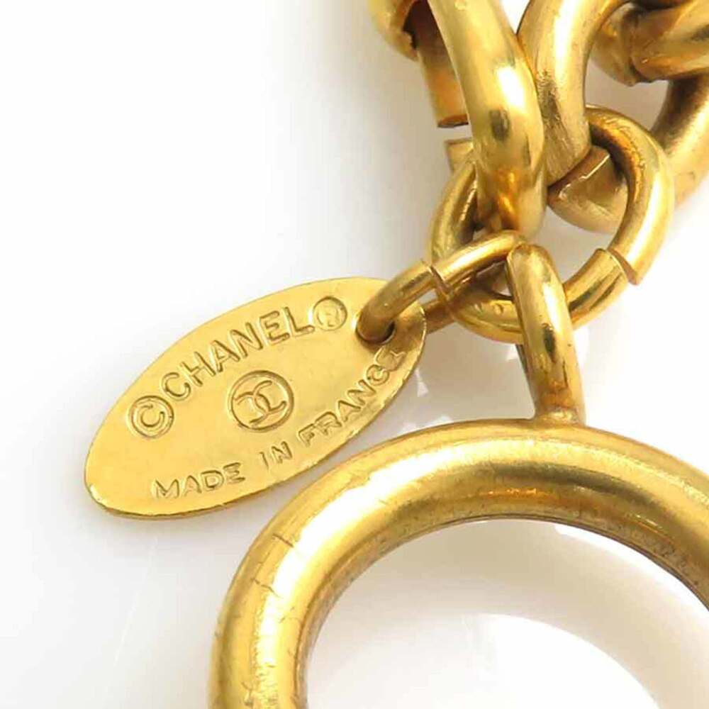 CHANEL Gold Logo Necklace - Picture 8 of 11
